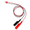 Alligator Clip to 0.14″ Spade Lug, 22 AWG PVC Test Lead -- 289 - Image