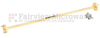 WR-12 Waveguide Section 9 Inch Length Straight Using UG-387/U Flange With a 60 GHz to 90 GHz Frequency Range in Instrumentation Grade -- SMF-12S001-09 - Image