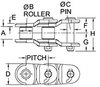 Tsubaki Part Number 23183, Drive Chain - Offset Sidebar - Image