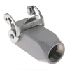 EMI, Rectangular Hood, size 21.21, Stainless Steel Single Latch, Top PG11 cable entry -- CKAXS-03VG