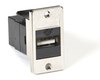 Panel Mount USB Coupler Type A Female/Type B Female Black - FMT1050 - Black Box