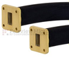 WR-75 Seamless Flexible Waveguide in 24 Inch Using Square Cover Flange With a 10 GHz to 15 GHz Frequency Range -- SMW75SF005-24