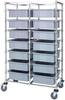 Cart, Double Bay, 14Bins, Gry; No. Of Bins Quantum Storage - 44AC4341 - Newark, An Avnet Company