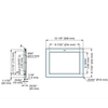 304 STAINLESS STEEL MULTI-PURPOSE LID (SQUARE BEZEL) - AZ-ND230-HL - AZ-ND230-HL - Sugatsune America, Inc.