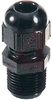 CONNECTOR, STRAIN RELIEF, LIQUID TIGHT,NON METALLIC, NPT-3/8 INCH, BLACK, REDUC - 70123247 - Allied Electronics, Inc.