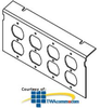 Legrand - Wiremold AC Series Double-Gang Plate - P10105-4DP - TelephoneStuff.com