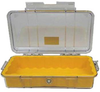 Pelican 1015 Micro Case - Clear with Yellow Liner -- PEL-1015-007-100