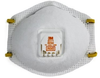 3M 8511 White Standard N95 Molded Cup Particulate Respirator - 051138-54343 -- 051138-54343