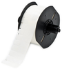 Brady B-461 Clear / White Polyester Thermal Transfer Die-Cut Thermal Transfer Printer Label Roll - 0.75 in Width - 1/2 in Height - B33-122-461 - 662820-96883 - R. S. Hughes Company, Inc.