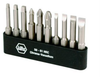 10 Piece Combo Power Bit Set Slotted/phillips/square; Kit Contents Wiha - 04X4139 - Newark, An Avnet Company
