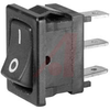 Switch, Rocker; Miniature Power; D Series - 10 Amp @ 125 VAC; SPDT; On-None-On - 70128714 - Allied Electronics, Inc.