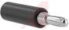 Banana Plug; Plug; Black; 1-3/4 in.; 3/4 in.; 0.13 in. - 70211251 - Allied Electronics, Inc.