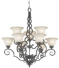 Mid. Chandeliers-Glass Up - 214102 - Light Center (The)