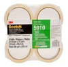 3M Highland 5910 Clear Standard Box Sealing Tape - 3/4 in Width x 72 yd Length - 2 mil Thick - 74879 -- 051125-74879 - Image