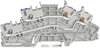Terminal Block, Din Rail, 4Pos, 12Awg; No. Of Positions Wago - 33AK8241 - Newark, An Avnet Company