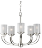 Light Single Tier Chandelier - F2632/5PN - Murray Feiss Lighting
