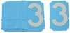 Brady Bradyglo Number Label - Printed Msg = 3 - 6001-3 - 754473-83637 - R. S. Hughes Company, Inc.