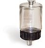 (Formerly B1748-3), Oil Reservoir, 2 1/2 oz Polycarbonate, 1/8” Male NPT, Pipe Mount -- B1748-0021B1W - Image