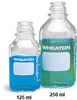 Clear Glass Media Bottles w/ Safety Coating -- 219457