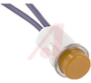 Indicator,Pnl-Mnt;Yellow;Incandescent;28 V;White Nylon;Transparent;Polycarbonate - 70130206 - Allied Electronics, Inc.