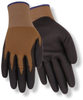 Red Steer 309 Black/Brown Medium Synthetic Full Fingered Work & General Purpose Gloves - Polyurethane Palm Only Coating - 046065-30902 - 046065-30902 - R. S. Hughes Company, Inc.