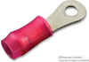 Terminal, Ring Tongue, #4, Crimp, Red; Stud Size - Metric Amp - Te Connectivity - 50F3213 - Newark, An Avnet Company