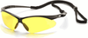 Pyramex PMXtreme Safety Glasses with Black Frame and Amber - SB6330SP - Safety Glasses USA