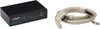 2-Port DT Series Desktop KVM Switch DVI-D with Emulated USB KM - KV9612A-K - Black Box