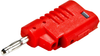 4Mm Banana Plug, Stackable, 36A, Red; Gender Cal Test Electronics - 52AC2105 - Newark, An Avnet Company