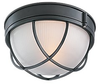 Light Kit - Cage Disk - Wet Rated - Matte Bl - MC94BK-L - Monte Carlo Fan Company