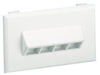 Horizontal Faceplate, 4 Module, White; Accessory Type Panduit - 41J7306 - Newark, An Avnet Company