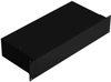 Panel, Top/bottom, Alum, 18x16.6, Blk; Panel Type Hammond - 67X3941 - Newark, An Avnet Company