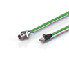 ZK7102-AA00-Axxx | B12, ENP cable, PUR, 2 x 0.75 mm² + (1 x 4 x AWG22), drag-chain suitable, key 1 (24 V DC) -  - Beckhoff Automation LLC