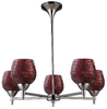 10155/5PC-CPR Mid. Chandeliers-Glass Up - 638212 - Capital Lighting, Inc.
