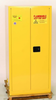 Eagle 55 gal Yellow Hazardous Material Storage Cabinet - 31 1/4 in Width - 65 in Height - 048441-33150 - 048441-33150 - R. S. Hughes Company, Inc.