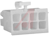 Connector, Soft Shell; 8; 600 VAC; Plug; Double-Row; Nylon; Plug; White - 70083276 - Allied Electronics, Inc.