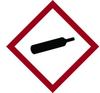 Brady B-7541 Red / White / Black Diamond Polyester Fire Hazard Label - 2 in Width - 2 in Height - 121207 - 662820-54710 - R. S. Hughes Company, Inc.