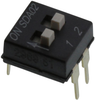 Dip Switch, Spst, 2Pos, 0.1A, 5Vdc, Tht; No. Of Circuits C&k Components - 35AH5906 - Newark, An Avnet Company