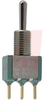 Switch, Toggle, Miniature, PC MOUNT, SPDT, ON-OFF-ON, 5 A @ 28 VAC/DC - 70152473 - Allied Electronics, Inc.