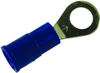 Terminal, Ring Tongue, #10, Crimp, Blue; Stud Size - Metric 3M - 95C2830 - Newark, An Avnet Company