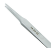 Excelta One Star Utility Tweezers 2A-SA-SE - Stainless Steel Straight Tapered Flat Pointed Tip - 4 3/4 in Length - EXCELTA 2A-SA-SE - R. S. Hughes Company, Inc.