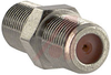 Spice; Coupler; F Type; Auto-terminating.; 75 Ohms; 1.24 in.; 7/16 in. Hex - 70121127 - Allied Electronics, Inc.