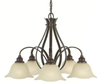 Mid. Chandeliers-Glass Down - 438140 - Capital Lighting, Inc.