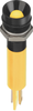 Led Panel Mount Indicator, Yellow, 8 Mm, 12 Vdc, 20 Ma, 50 Mcd, Ip67 Rohs Compliant Apem - 58Y5164 - Newark, An Avnet Company