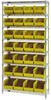 Open Wire Shelving, 8Shelves, 28Bin, Yel; Shelving Unit Type Quantum Storage - 44AC8440 - Newark, An Avnet Company