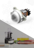 AC Universal Motor With Gearbox for Food Processor -- PU7030 series - Image