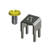 METRIC SCREW TERMINAL (YELLOW) - 7768-7 - Keystone Electronics Corp.