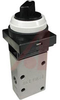 Valve, mechanical actuator - 2 positionblack push button selector, 2 port -- 70070659