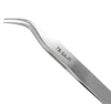 Excelta Two Star Utility Tweezers 7B-SA-PI - Stainless Steel Curved Tapered Very Fine Point Tip - 0.01 in Tip Width - 4 1/2 in Length - 0.01 in Thick - EXCELTA 7B-SA-PI - R. S. Hughes Company, Inc.