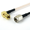 SMA Male (Plug) to RA SMB Plug (Male) Cable RG-316 Coax Up To 2 GHz, 1.35 VSWR in 24 Inch - FMC0226315-24 - Fairview Microwave Inc.